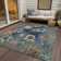 Machine Washable Indoor/Outdoor Kaczor ACN2225 Floral Rug