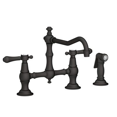 Chesterfield Kitchen Bridge Faucet with Side Spray