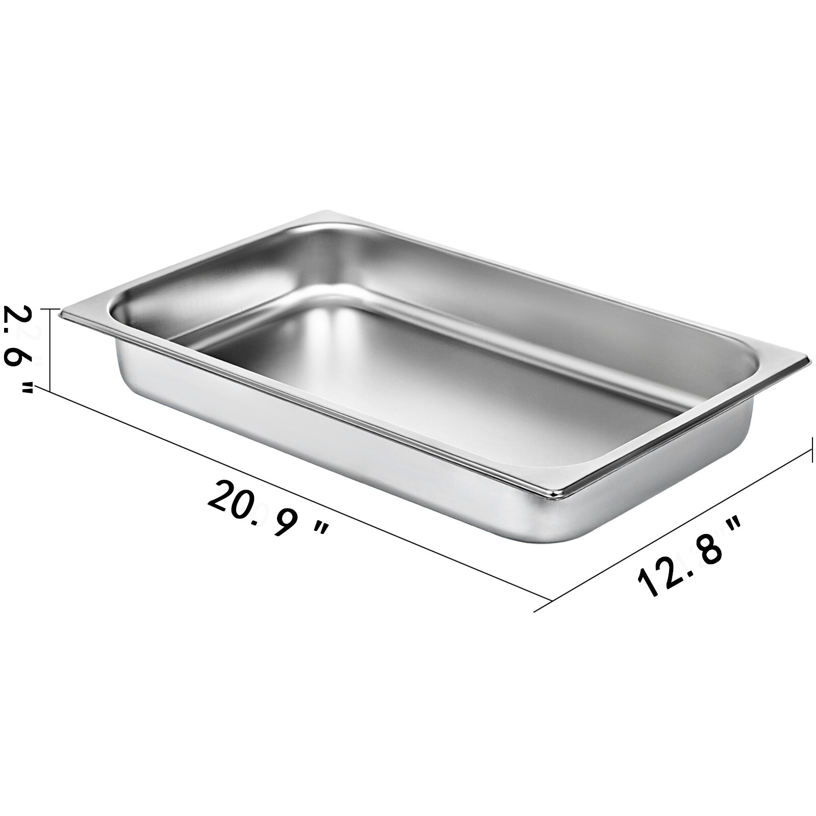 Stainless Steel Service Tray Rectangle Oven Cake Bread Bakeware Buffet  Plate for Food Storage Pan Container