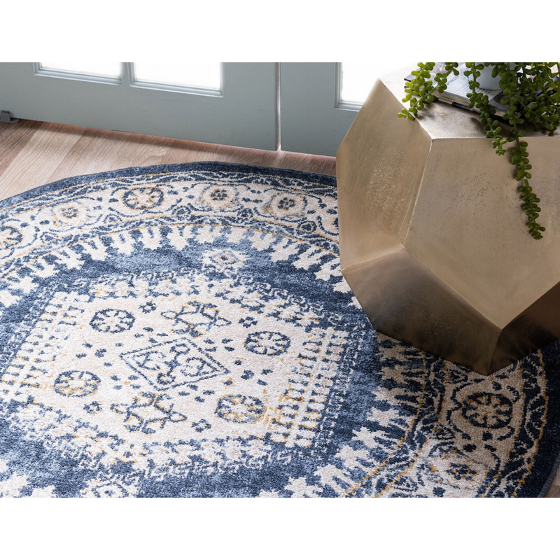 Ulla Oriental Indoor Rug, Round 4'