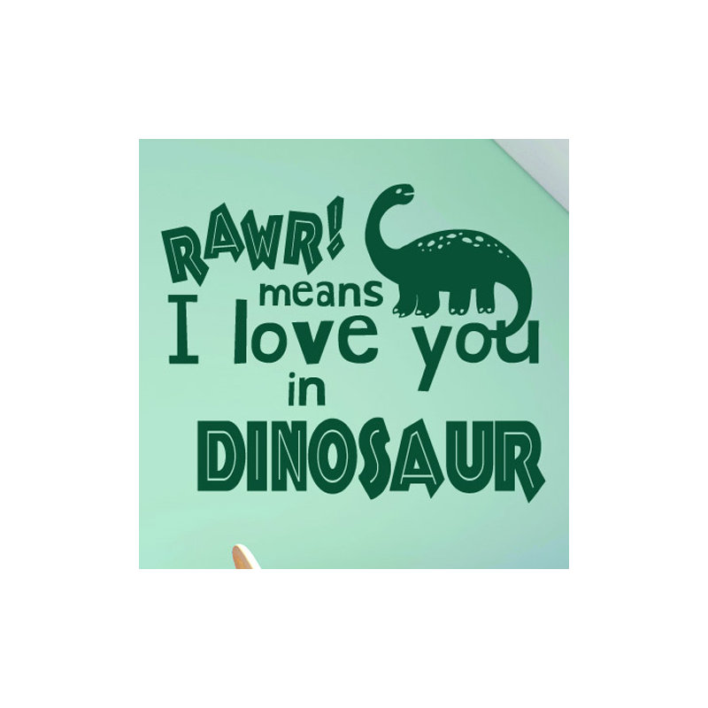 Animals Non-Wall Damaging Wall Decal, Green, Large