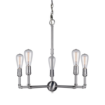 Lustree 5 lumières façon bougie/classique Kohlmeier