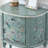 Half-Moon Cabinet with Hand-Painted Accents