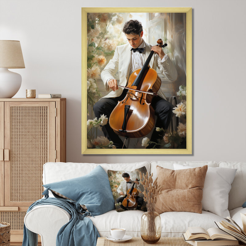 Yoshiki Music Sonata classique délicat, H 20 po x l 12 po x P 1 po, Encadrement doré