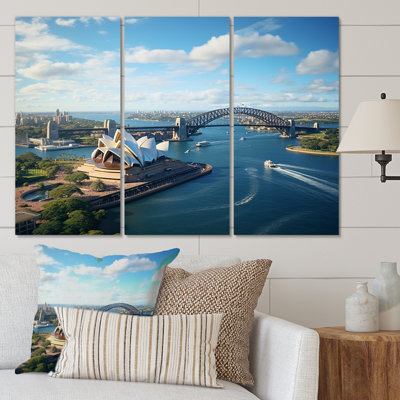 Australie, Sydney, icônes I sur toile, reproduction de 3 pièces