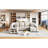 109" Sectional Bed In Beige With & Spacious Interior Storage Charging, Hidden 5 Capacity-1578806090