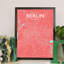 « berlin city map », reproduction d’impression sur affiche en mer-31735982
