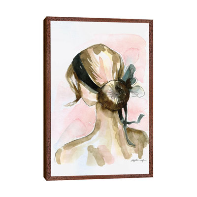 Elegant Chignon 1 Piece Painting on Canvas