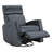 Top Grain Genuine Leather Power Swivel Glider Recliner with Dual Armrests-117798803