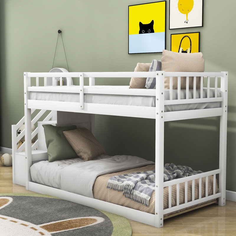 Wiston Kids Twin Over Full Bunk Bed, White