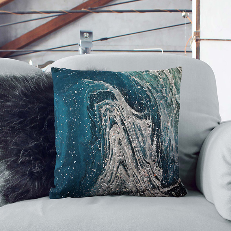 Square Throw Cushion, Stone, 55cm H x 55cm W x 20cm D