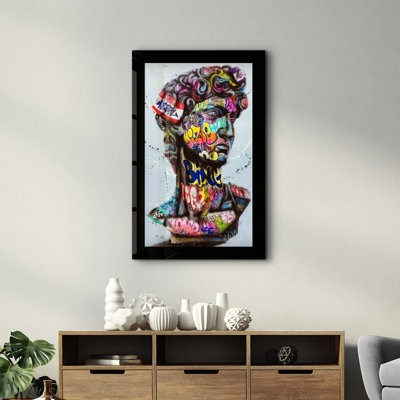 Elegant Tempered Glass Wall Art Painting, 18.1 x 28.3 inches | 100% Tempered Glass, Thickness: 0.16 inches | UV Printed for Vibrant Colors & Durability | Perfect for Home Decor & Modern Aesthetics