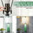 Table Lamps Nightlight 2in1 Glass Green Ripple Style with Rotary Switch Touch Switch(Set of 2)-567154293