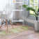 Tapis vert de style oriental