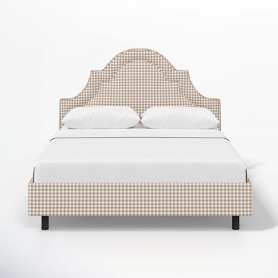 Knipe Cotton Upholstered Bed