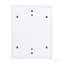 Petites tablettes de rangement murales de 12 pouces, convenant à une petite salle de bain, blanc brillant (emballage Kd)