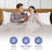 100% Organic Viscose From Bamboo Flat Sheet Only, 300 Thread Count, Extra Wide, Cooling & Breathable, Double Stitching, Bedding Sheet - Gift-Ready Packaging (Dove Gray)-111656268-111656278