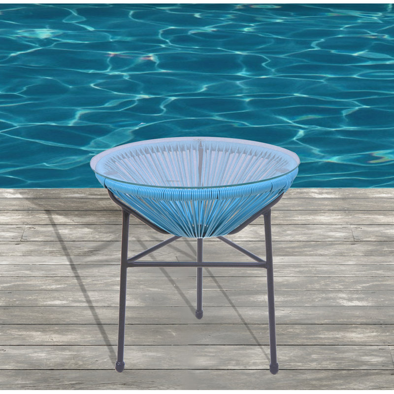 Table de bout Drandell, Turquoise