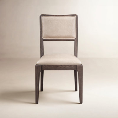 Bigelow Genuine Leather Side Chair by Birch Lane