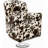 Kids Rocker Recliner Chair in Mocha Hide - Multiple Patterns Available!-697708620-700733694