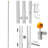 Belah Double Sided 600cm H x 5.1cm W Polyester Flag Set