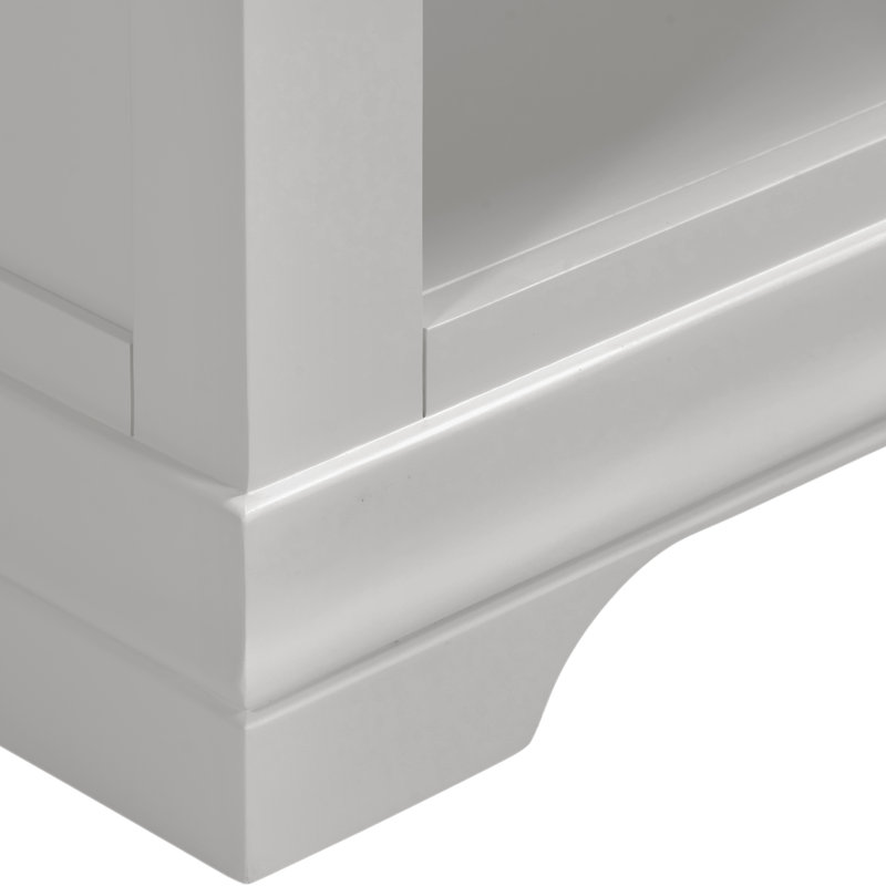 Adaleya 150cm H x 89cm W Bookcase, Grey