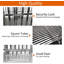Cage pour chien en acier inoxydable Fasano-917875272