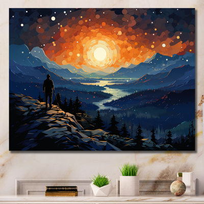 Summit Success Mountain Hicking IV - Success Motivation Wall Art -  Loon Peak®, 40942822451B47EBA1F0363D16A45A54