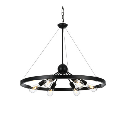 Luminaire suspendu Spoutnik 6 lumières Denzerville