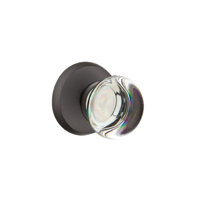Double Dummy Providence Crystal Knob with # 2 Rose