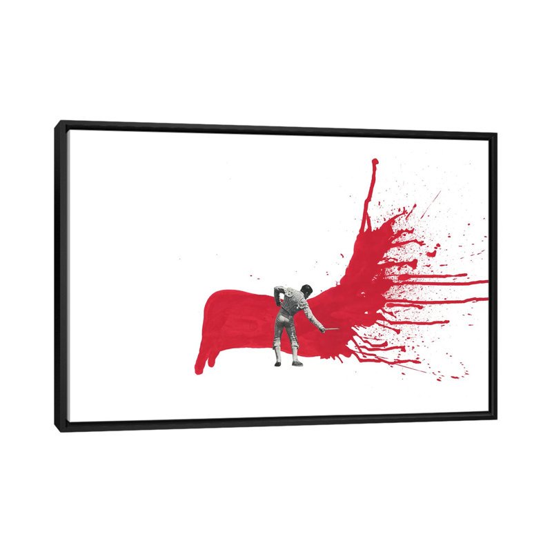 Matador i, H 18 po x l 26 po x P 1,5 po, Toile avec cadre noir, Pas de tapis