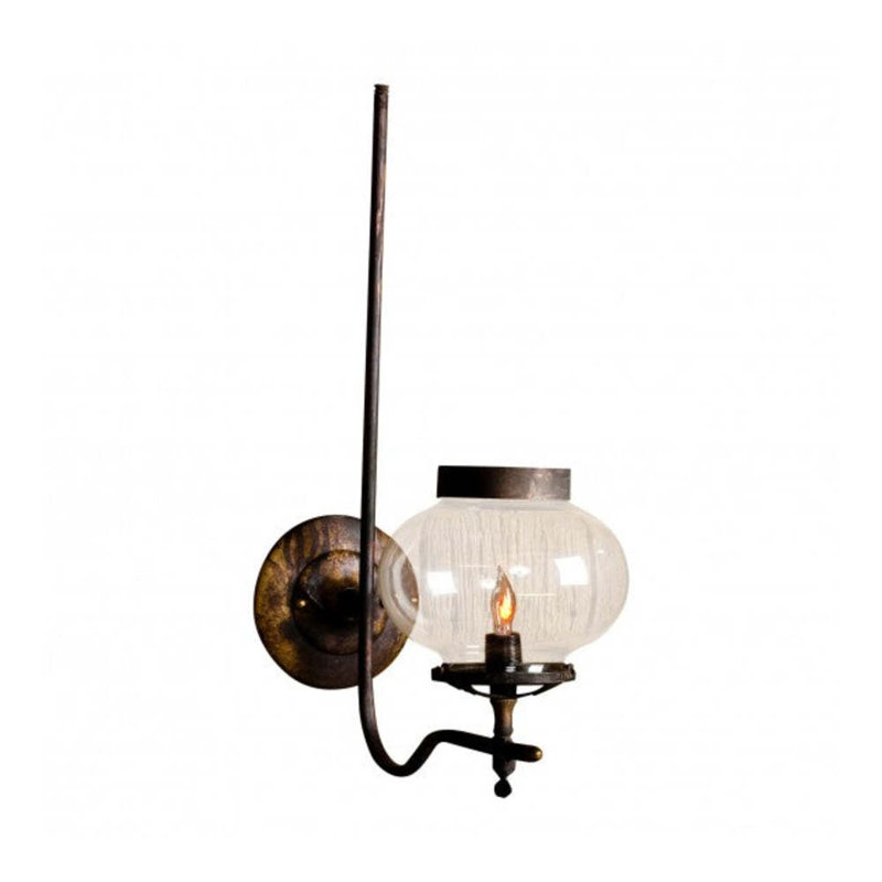 Gas Replica Armed Sconce