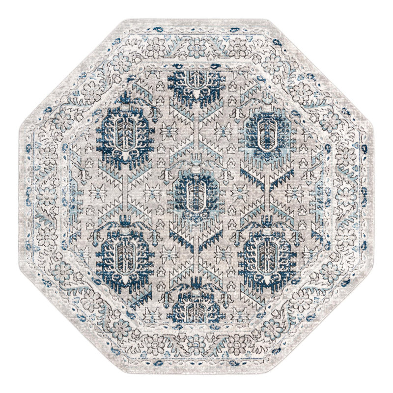 Weingartner Abstract Indoor Rug, Octagon 7' x 7'