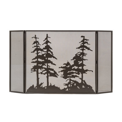 Tall Pines Folding Fireplace Screen