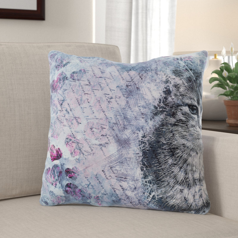 Dreshertown Outdoor Reversible Throw Pillow, Microsuede, Indoor