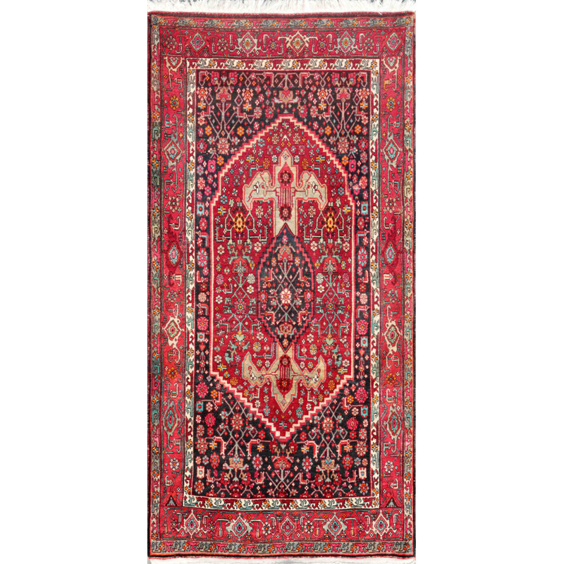 Antique One-of-a-Kind 4'2" X 8'9" Area Rug