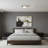 Ohara 10 in. Modern Matte Black Selectable 5 CCT Integrated LED Flush Mount for Bedrooms, 2-Pack-1261956771-1261956768
