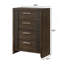 Commode contemporaine à 4 tiroirs 1Pc