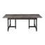Table de salle à manger extensible Largent