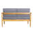 Wood With A - Seat Cover Fashionable Design And Lining