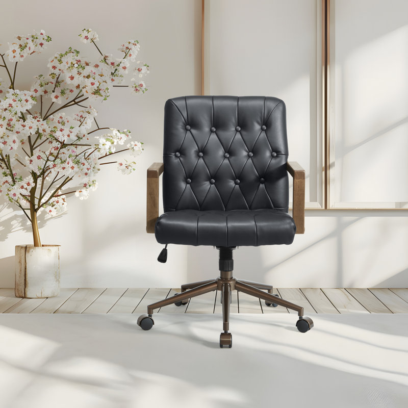 Chaise de bureau Waltham, Noir, noir, noir, noir