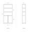 Open Plan Solid Wood Etagere Bookcase-2099285252