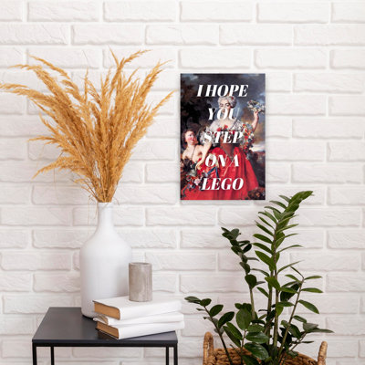 Step On A Lego Abstract Contemporary Wall Art Print