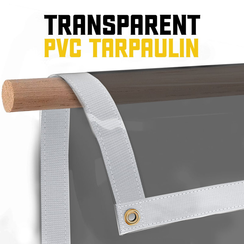 Bâche en vinyle 30 mil Extreme, Gris transparent, H 480 po x l 240 po x P 1 po