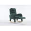 Chaise berçante en tissu avec repose-pieds Teddy-199263665