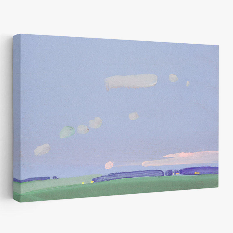 Evening Clouds - Landscapes Minimalist Art, 40" H x 60" W