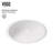 Wisteria 23" L x 14" W x 4" H Oval White Matte Stone™ Vessel Bathroom Sink with 10" H Faucet