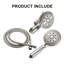Pomme de douche double à 4 jets Couple 4,7 po avec motif de jet 2 en 1-88904857