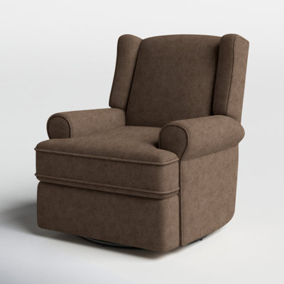 Claudina 33"" Wide Manual Glider Wing Chair Recliner -  Birch Lane™, 721CBF123E194AE8BC970F0DD2B4FF3A