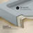 Aquatique 60" x 32" Single Threshold Shower Base With Left Hand Drain and Integral Right Hand Seat in Gray-50776661-50776662